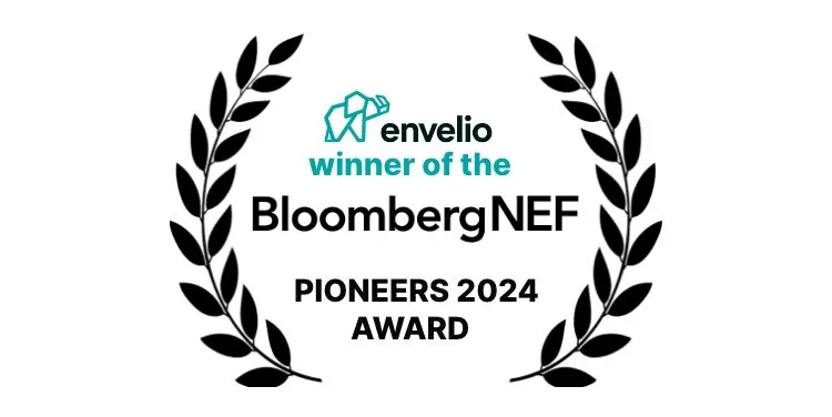 envelio is winner of the BloombergNEF