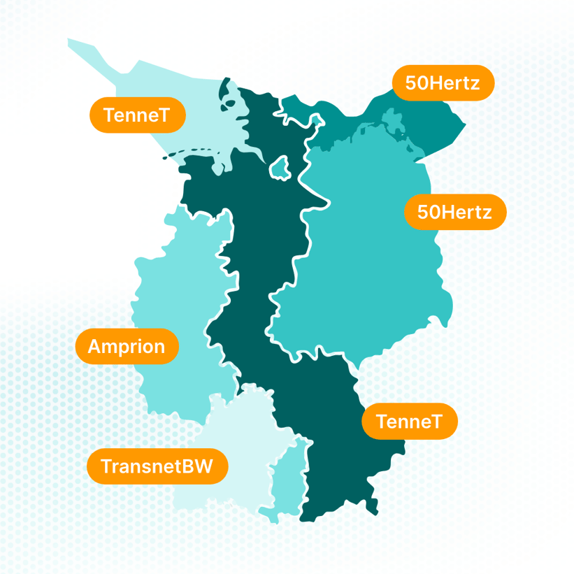 Netzentwicklungsplan: Regelzonen Grenze