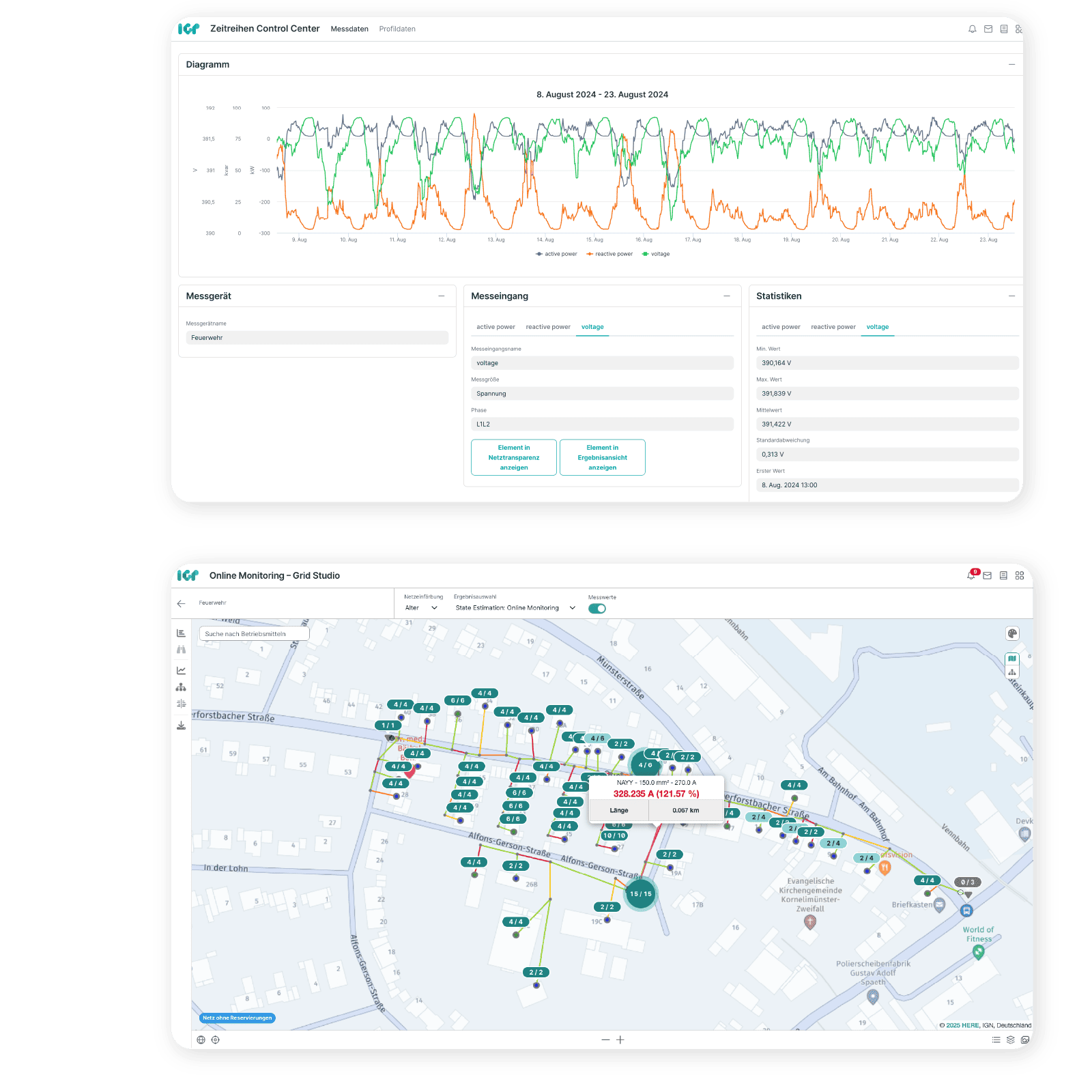 14a steuerung zeitreihen online monitoring