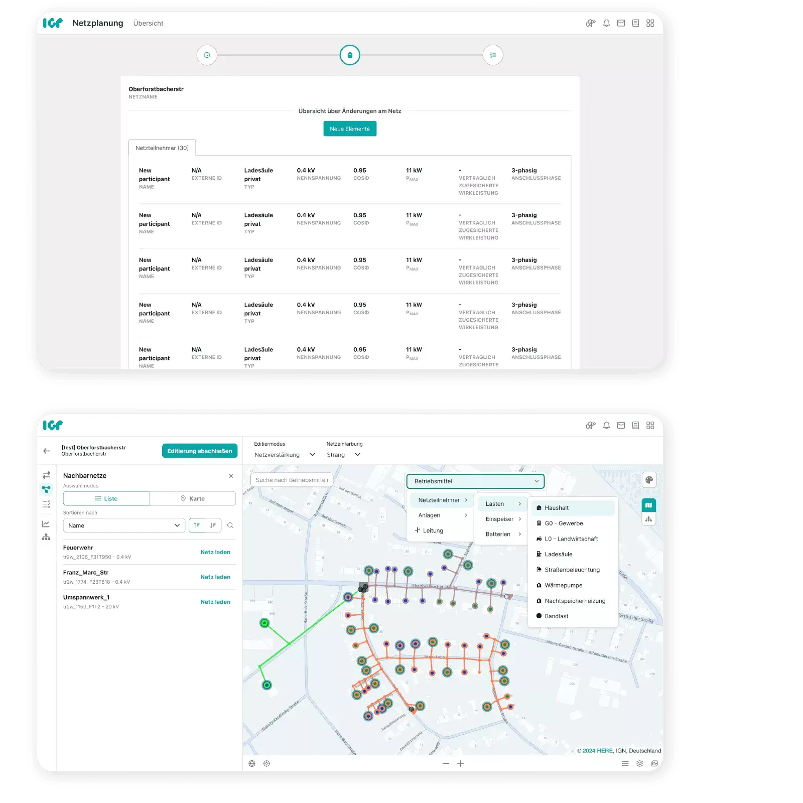 Ein Tool für die Netzplanung, Zielnetzplanung und Netzverstärkungsmaßnahmen von envelio