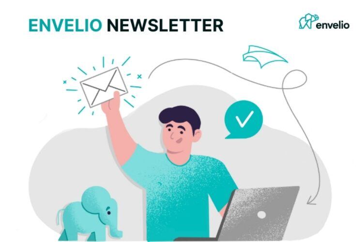  Jetzt für unseren envelio Newsletter registrieren