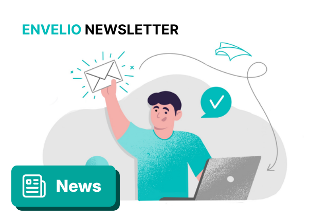  Jetzt für unseren envelio Newsletter registrieren