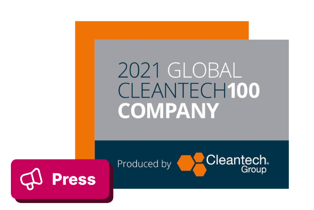  envelio awarded as Clean Tech 100 company 2021